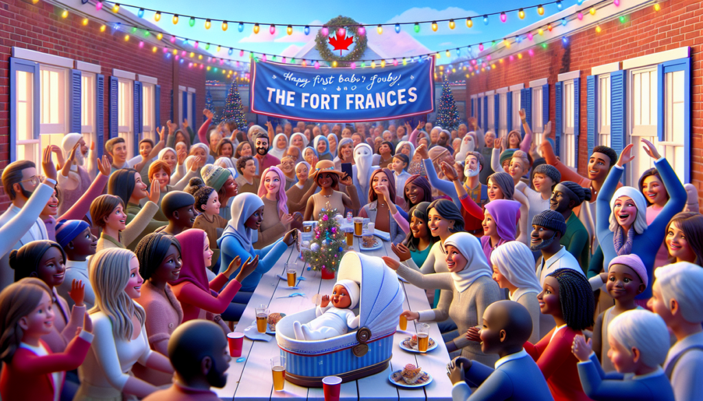 alt_text: Festive gathering in Fort Frances welcomes the first baby of 2026 with joy and celebration.