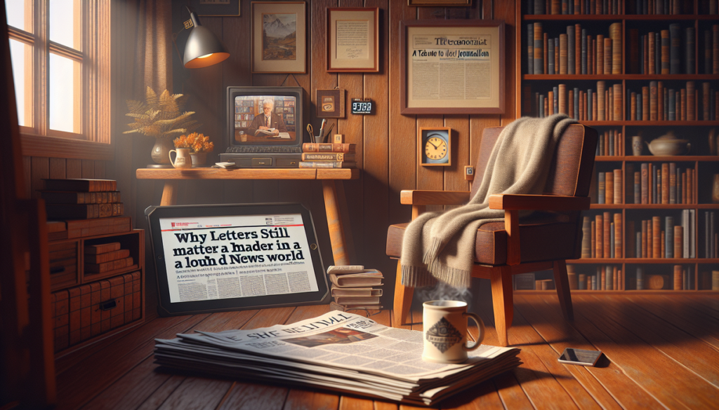 Why Letters Still Matter in a Loud News World