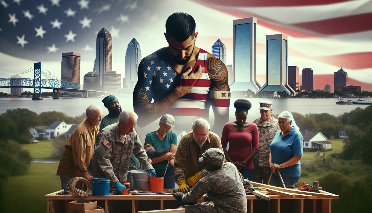 alt_text: People collaborating on a repair project in Jacksonville, fostering community and sustainable change.