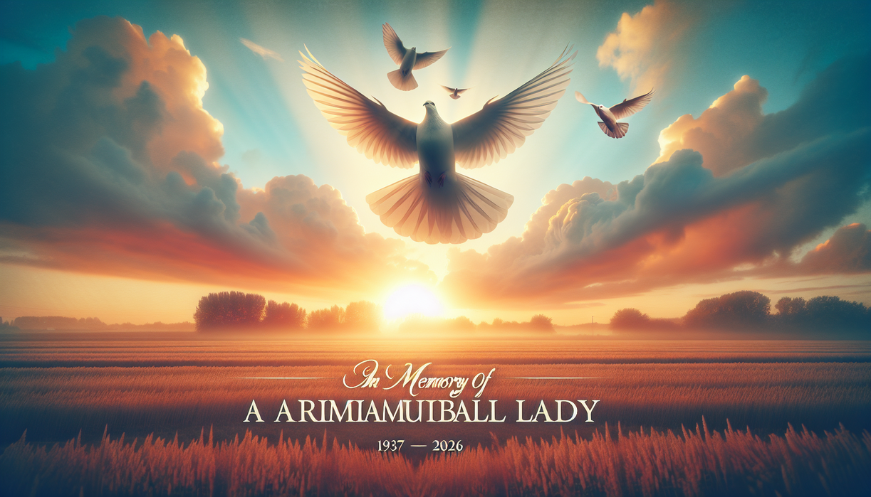 alt_text: A memorial plaque adorned with flowers and candles, celebrating a cherished life.