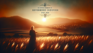 alt_text: A serene landscape symbolizes a fulfilled life, with vibrant hues and peaceful scenery.