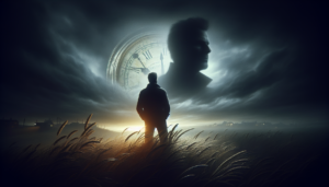 alt_text: Local scholar joyfully reacts to receiving prestigious academic award notification.