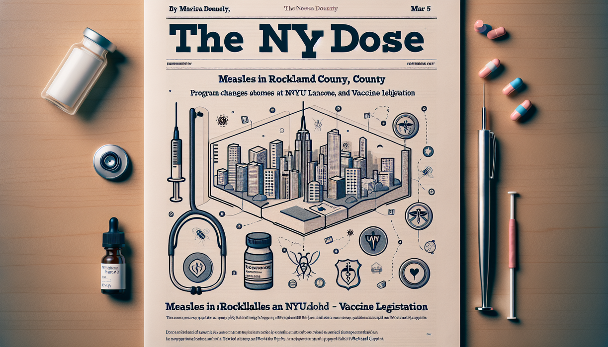 alt_text: A map of New York highlighting changes in health-related regions and statistics.