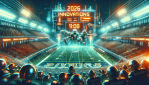 alt_text: McCrane celebrates scoring a 4-pointer; crowd and teammates cheer in a historic sports moment.