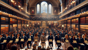 alt_text: A Phi Beta Kappa key with "Context" and "Honor" engravings beside a university diploma.