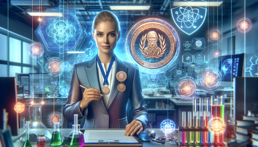 alt_text: The Galvani Medal, symbolizing a scientific breakthrough, displayed prominently.